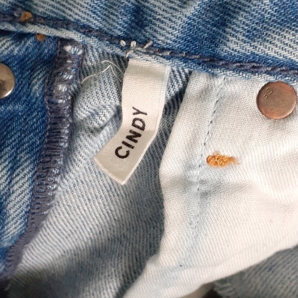 GRLFRND Girlfriend Cindy High-Rise Denim Shorts Size 25 - Picture 11 of 15